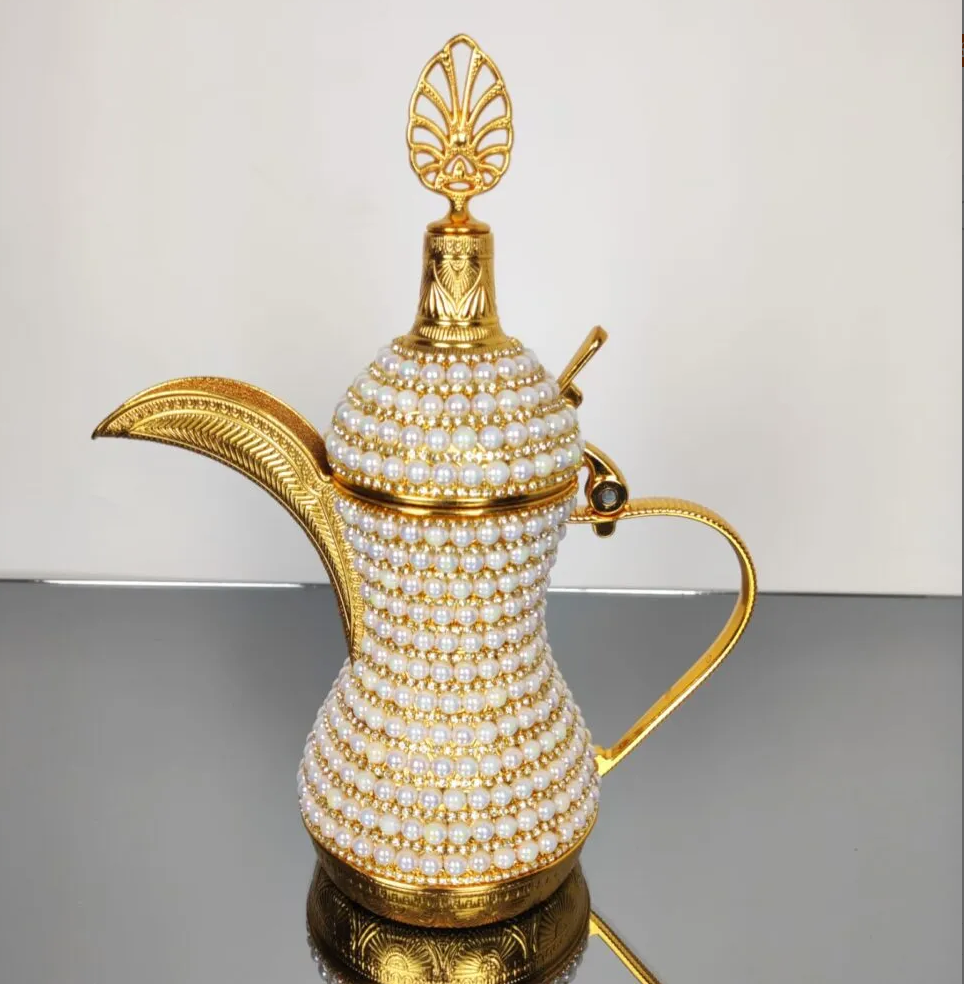 Gold with Pearls Zamzam/Tea/Coffee POT