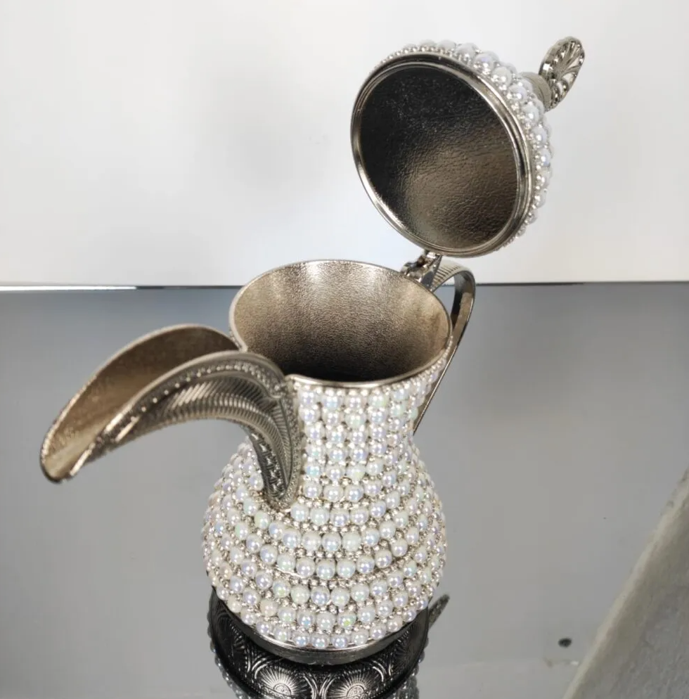 Silver with Pearls Zamzam/Tea/Coffee POT