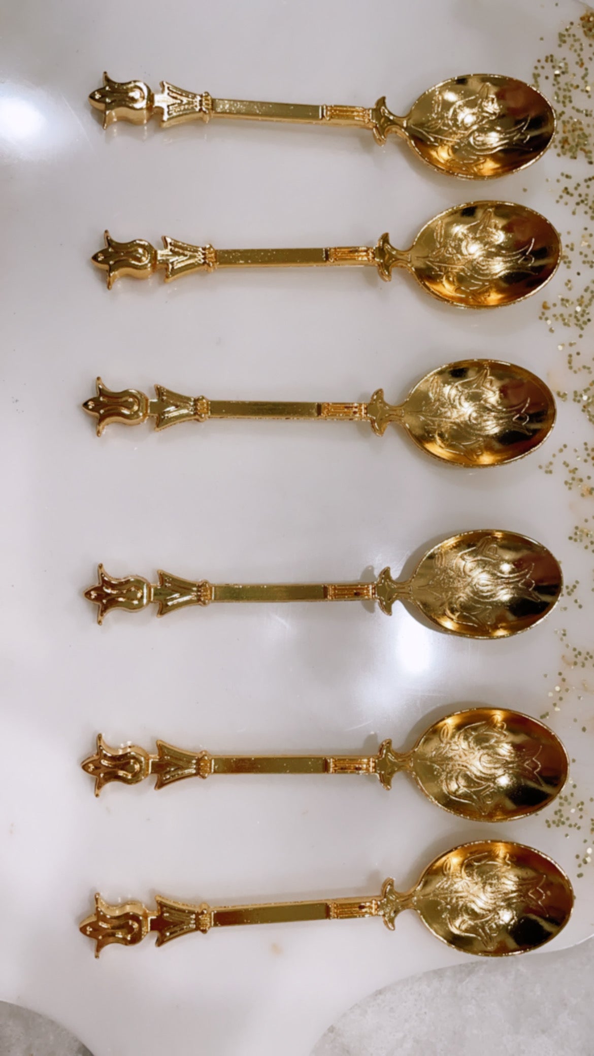 Gold Turkish Spoon (6 Pcs)