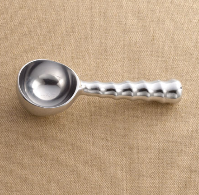 Beaded Silver Scoop
