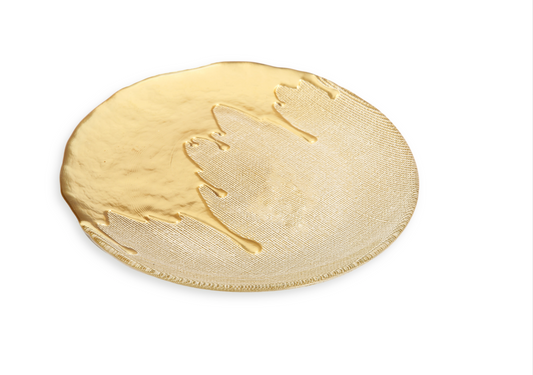 GOLD DIPPED DINNERWARE COLLECTION CHARGER