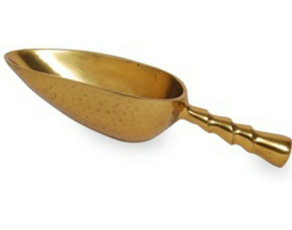 Large Twist Gold Snack Scoop