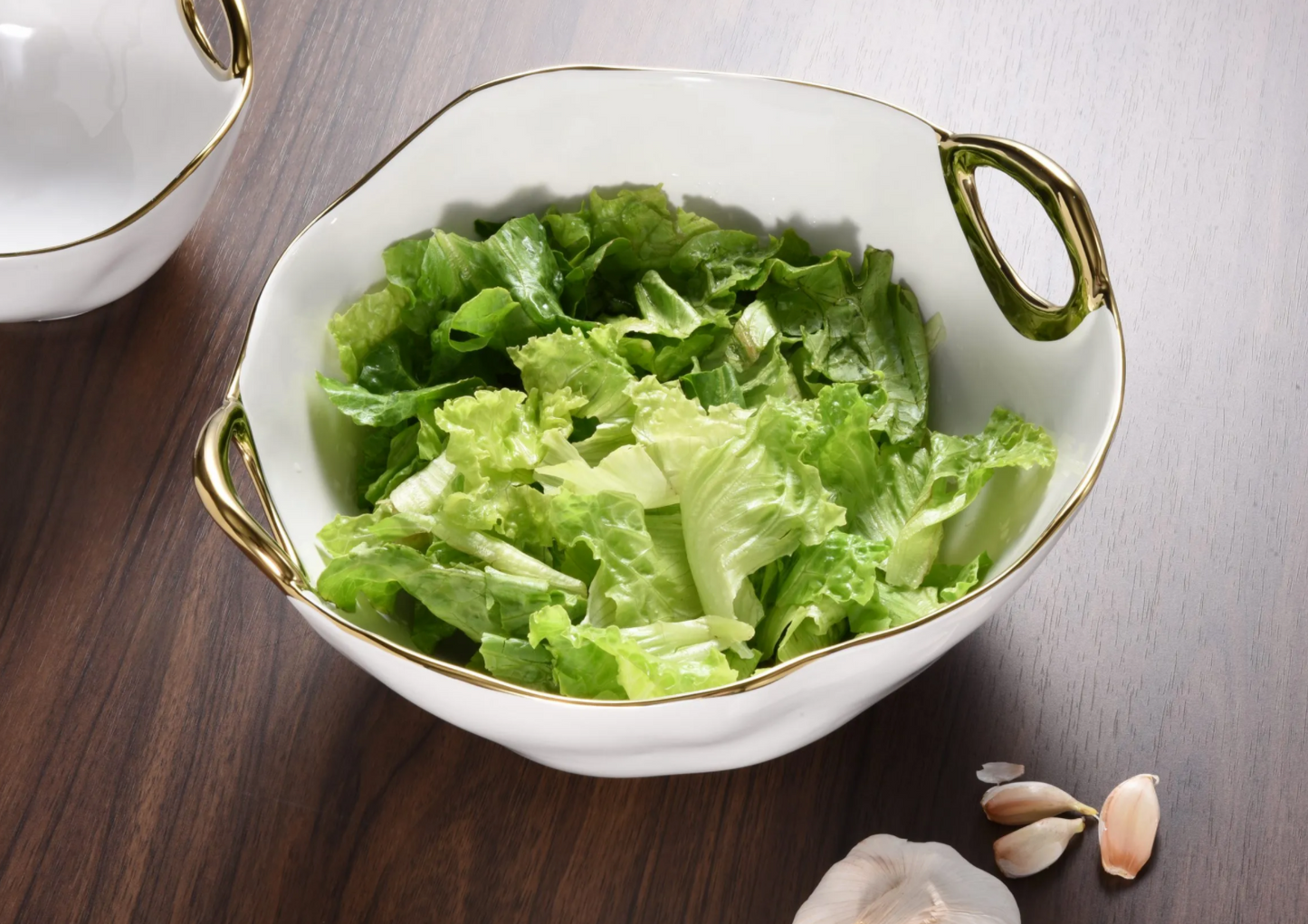 Gold Handle Large Bowl