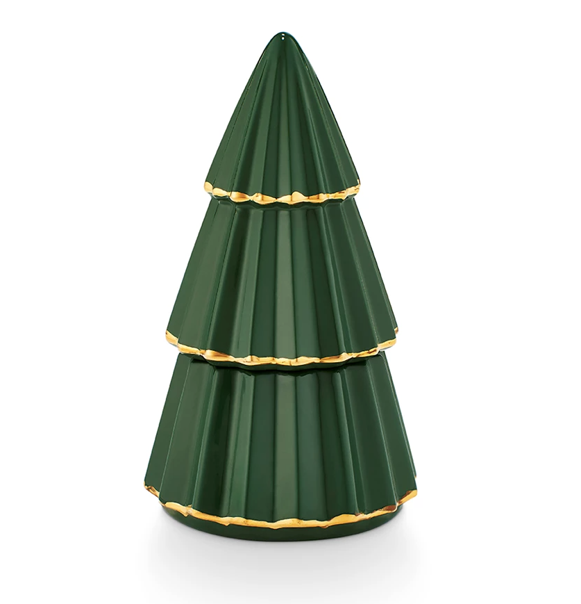 Gilded Tree Ceramic Candle