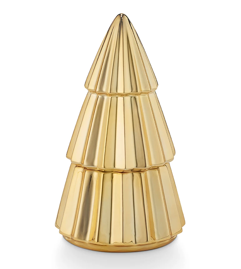 Gold Glided Tree Candle