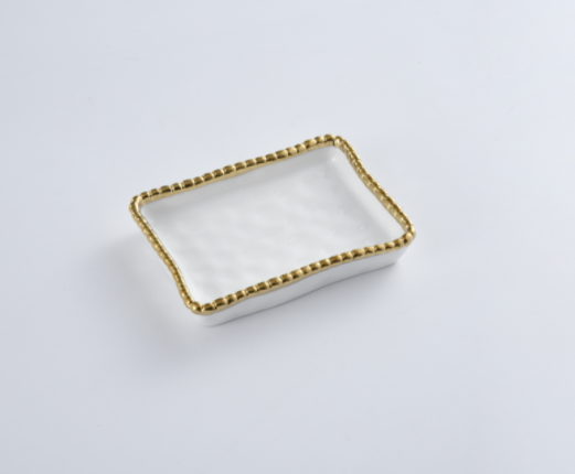 Gold Beaded Bathroom Collection (5 Items)