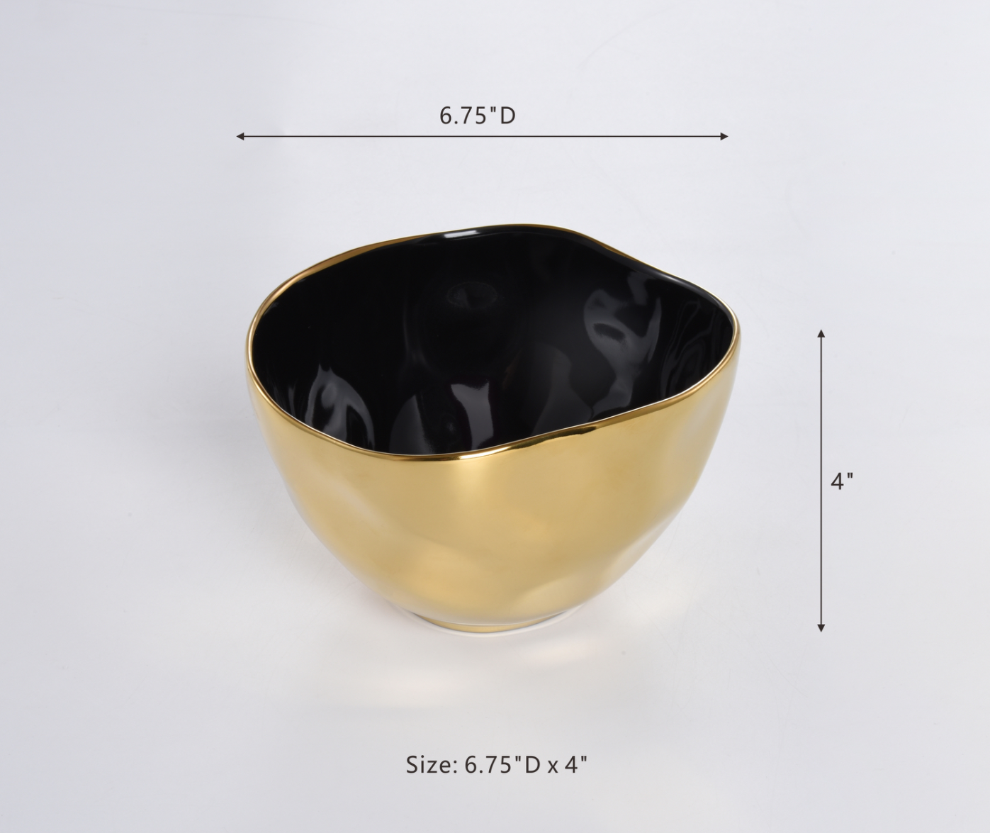 Gold and Black Eclipse Serveware Collection