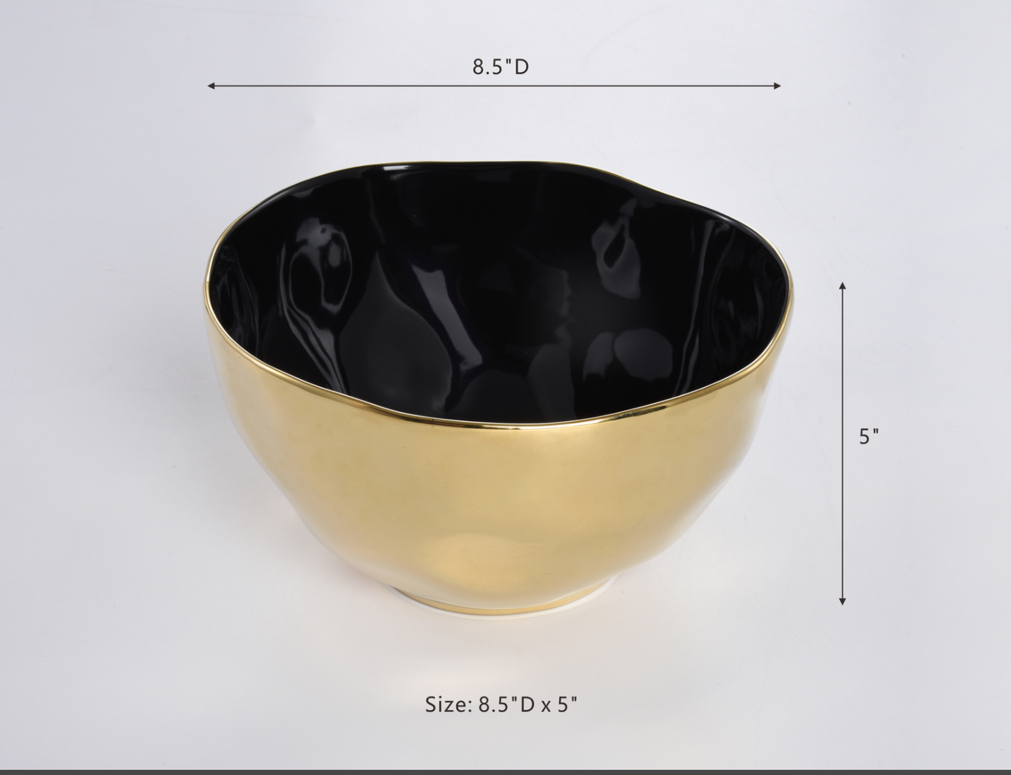 Gold and Black Eclipse Serveware Collection