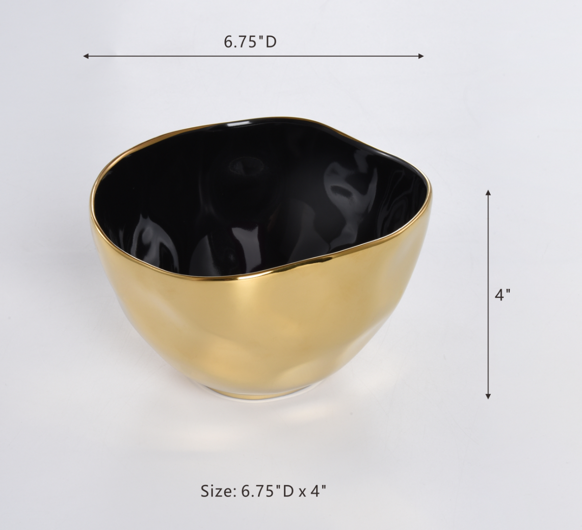 Gold and Black Eclipse Serveware Collection
