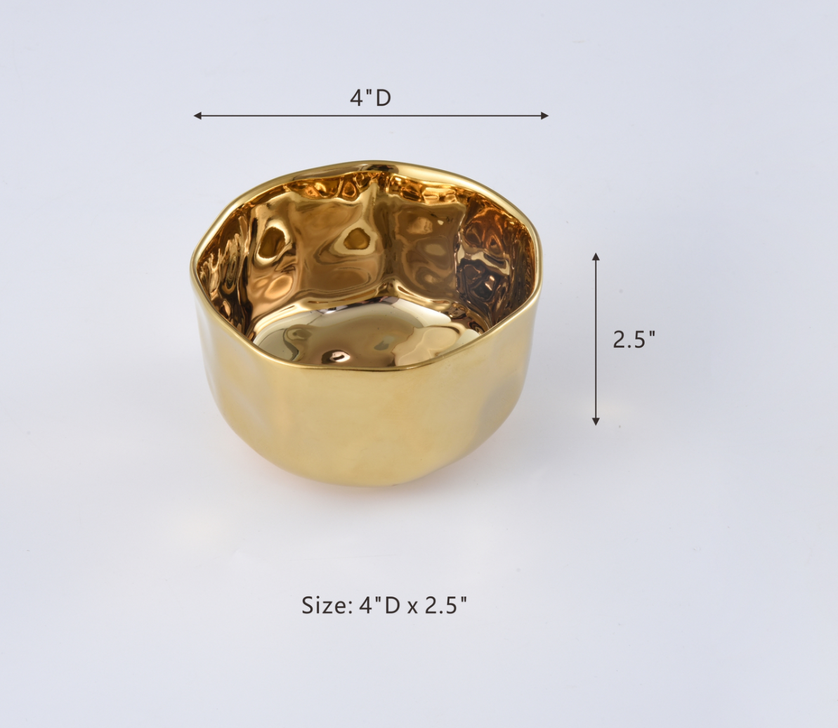 Gold and White Moonlight Serve Ware Collection