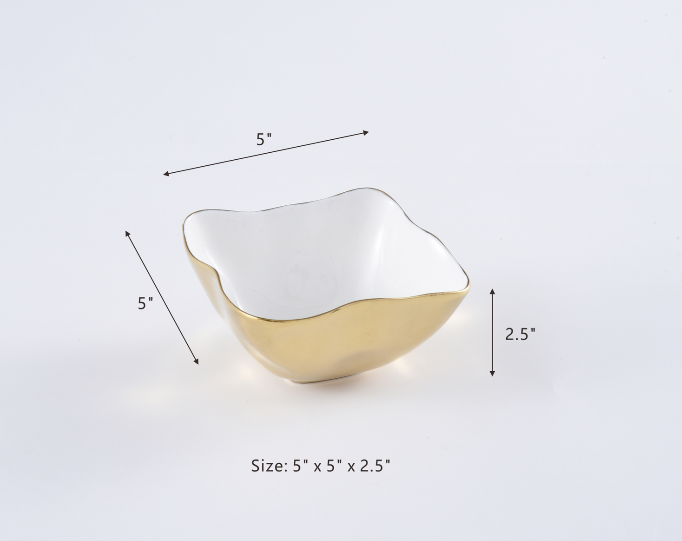 Gold and White Moonlight Serve Ware Collection
