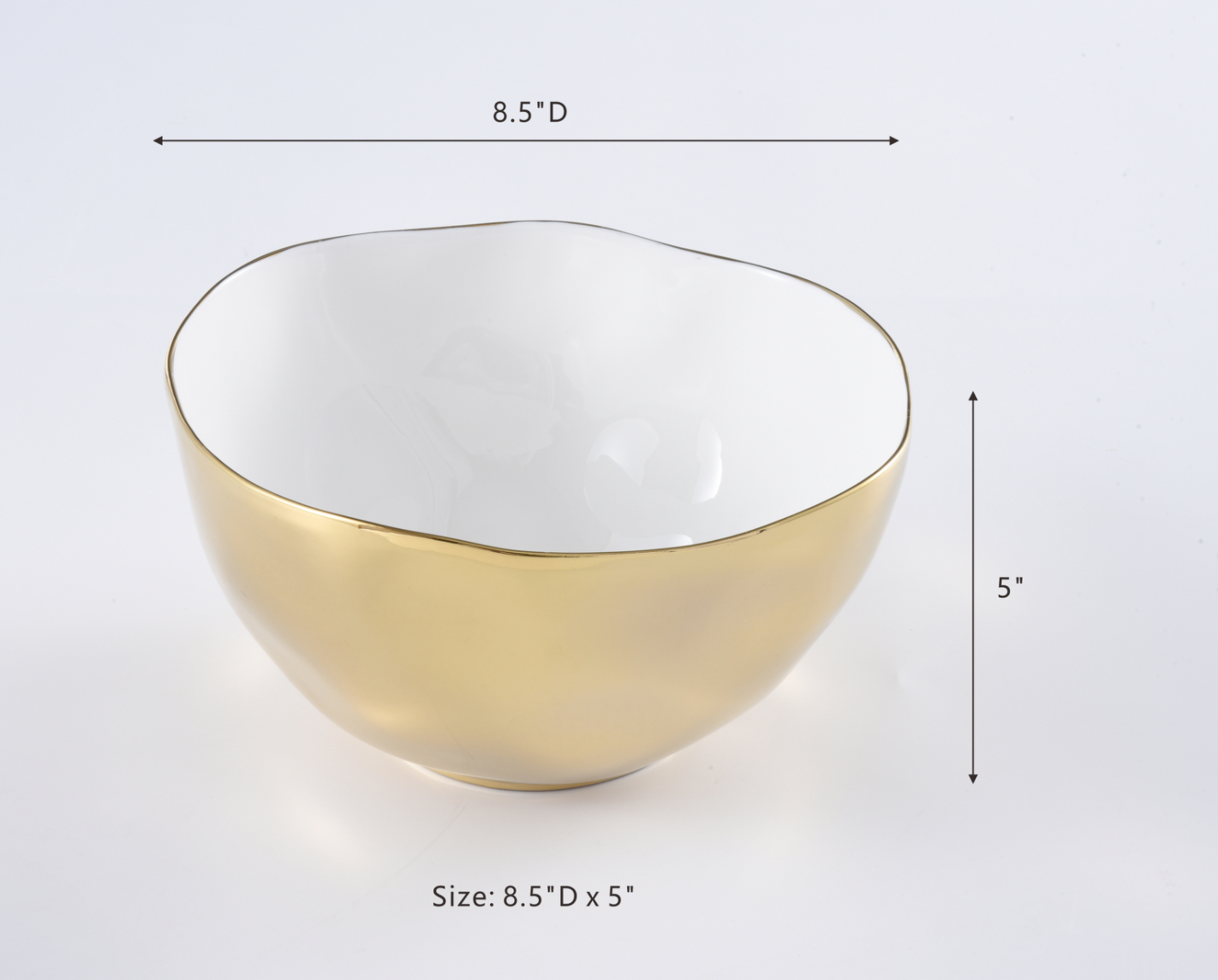 Gold and White Moonlight Serve Ware Collection