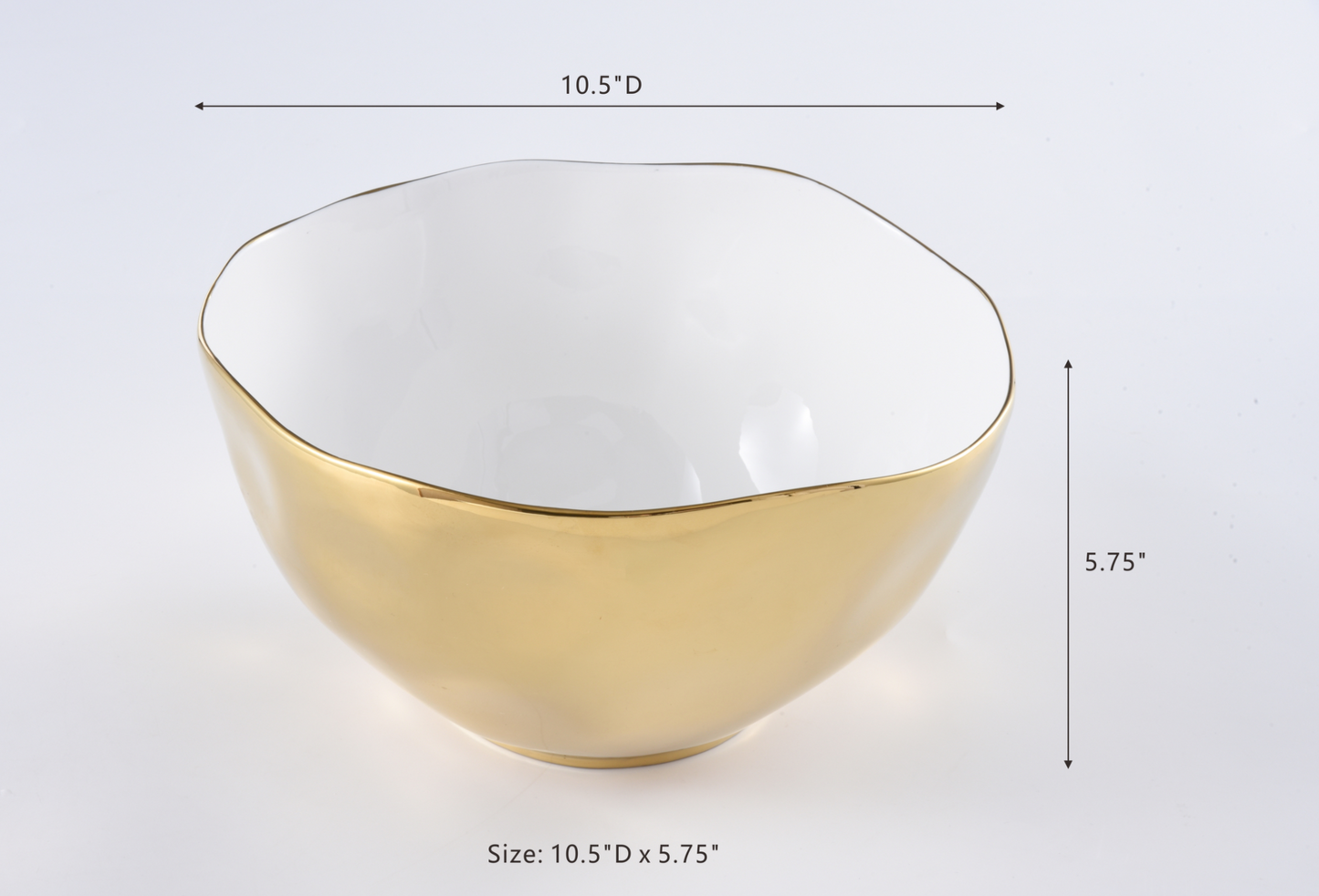 Gold and White Moonlight Serve Ware Collection