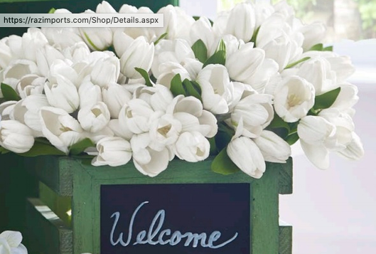 Real-Touch Tulip Bundle (White)