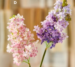 40" Pink Cherry Blossom Stem