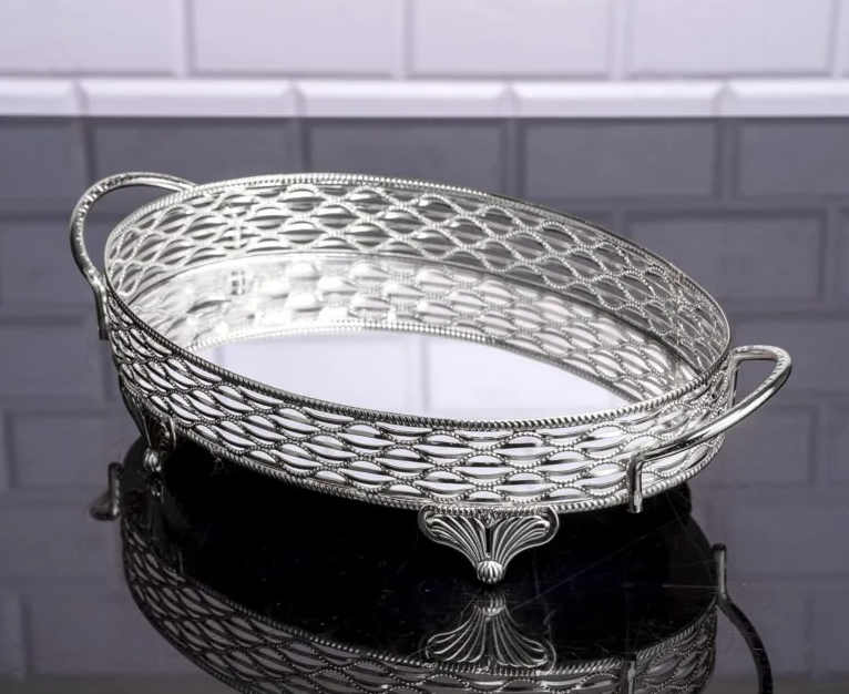 Oval Mirror Tray (2 Colors)