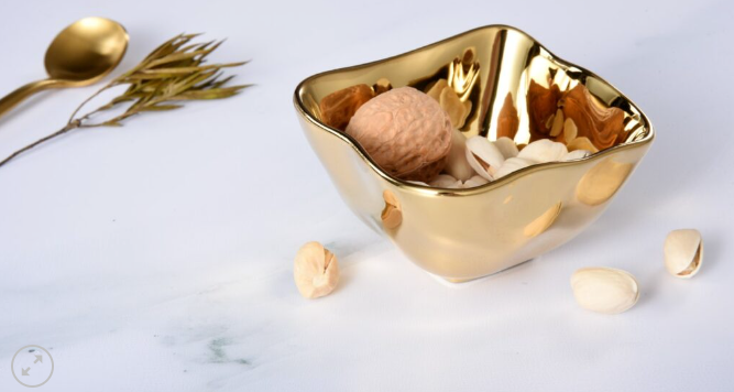 Gold Mini Snack Bowl