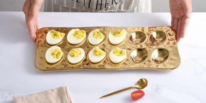 Gold Egg Tray