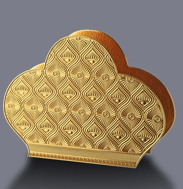Gold Metal Napkin Holder