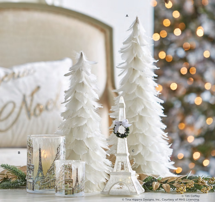 White Feather Trees (2 Sizes)