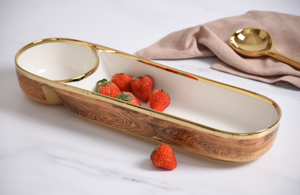 Chip and Dip Server from The Madera Collection