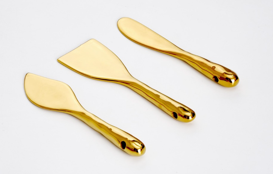 Set of 3 Cheese Knives from The Madera Collection