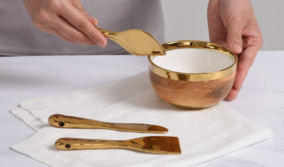 Set of 3 Cheese Knives from The Madera Collection