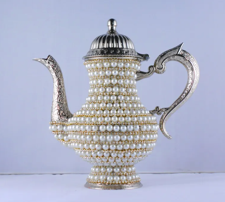 Silver with Pearls Zamzam/Tea/Coffee POT