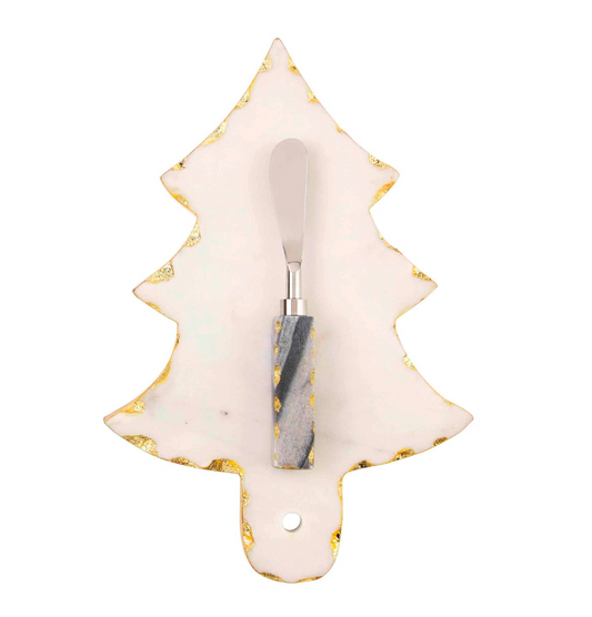 CHIP MARBLE TREE CUTTING Serving BOARD SET