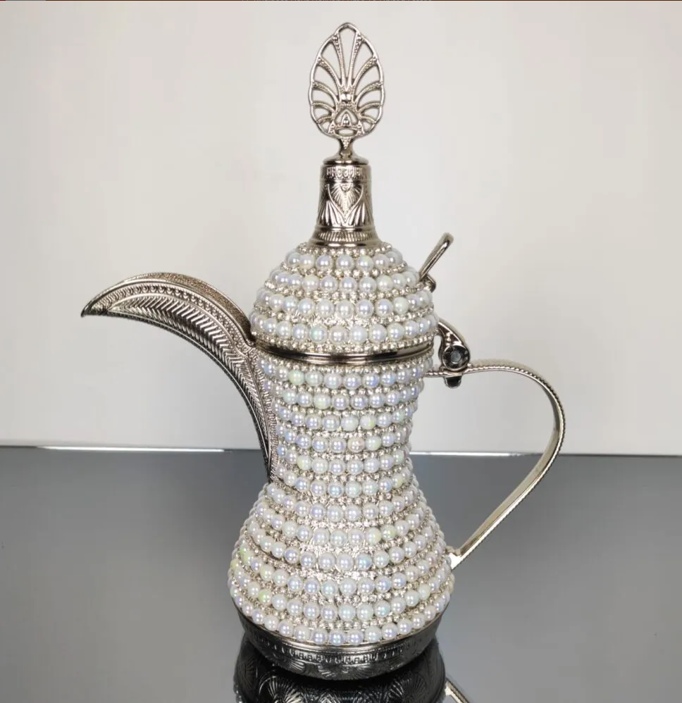 Silver with Pearls Zamzam/Tea/Coffee POT