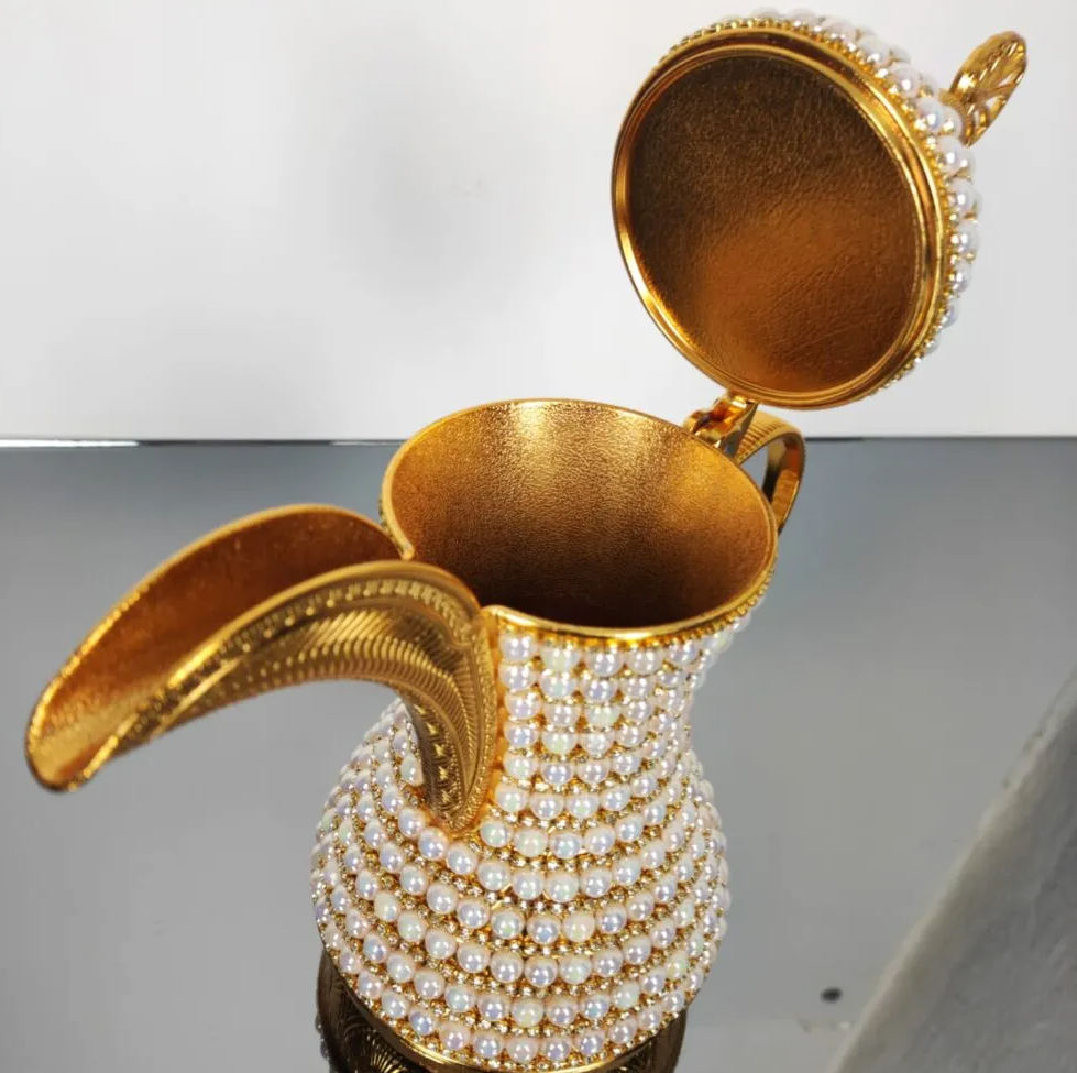 Gold with Pearls Zamzam/Tea/Coffee POT