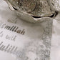 Silver Arabic Calligraphy Date Bowl with Lid