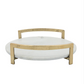 Gold and Marble Tray w/ Metal Handles