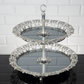 Silver Mirrored Tier Serving Stand