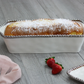 Silver  and White Beaded Loaf Baking Dish