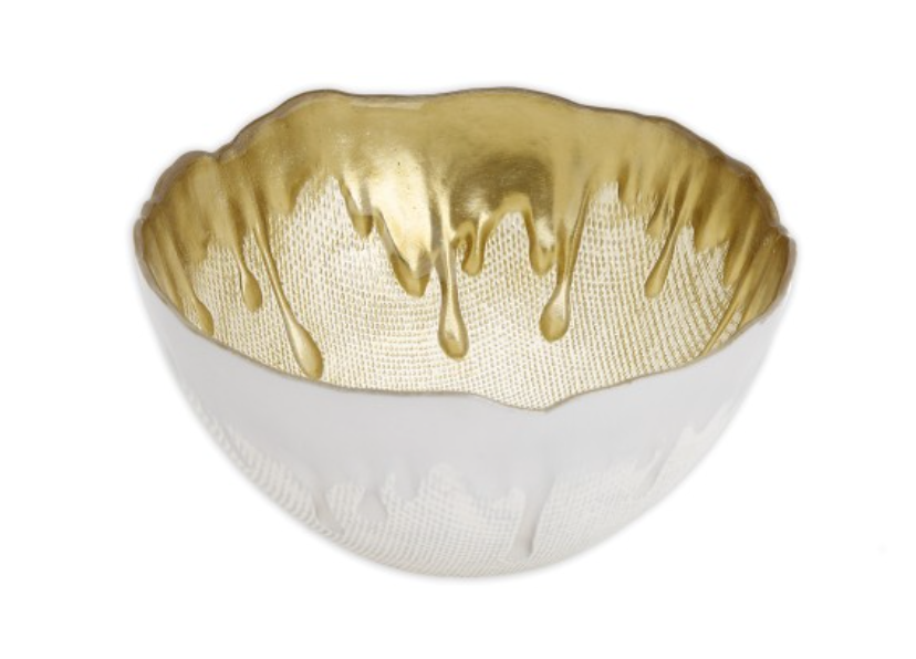 GOLD DIPPED DINNERWARE COLLECTION SOUP BOWL