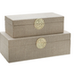 Gold Medallion Box Set Of 2