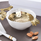 Gold Pomegranate Snack Bowl Set