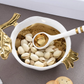 Gold Pomegranate Snack Bowl Set