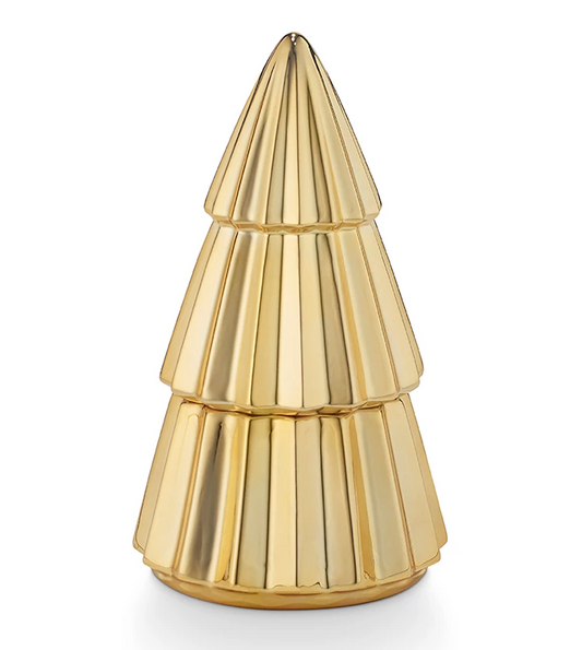 Gold Glided Tree Candle