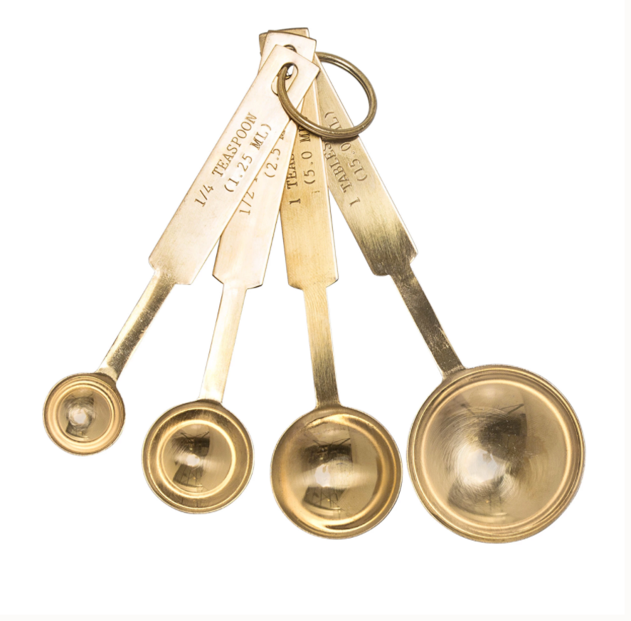 Gold Textured Measuring Spoons
