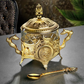 Gold Timeless Sugar Bowl with Spoon