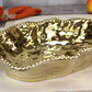 Gold Wavy Serving Bowl