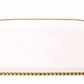 Gold and White Beaded Tray w/ Beaded Handles