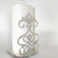 Silver Detailed and Crystal Top Paper Towel Holder