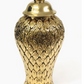 Gold Petal Textured Ginger Jars (3 Sizes)