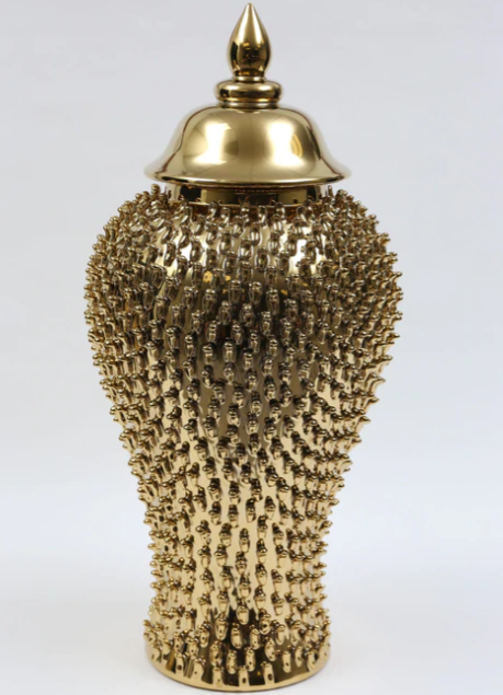 Gold Studded Ginger Jar (3 Sizes)