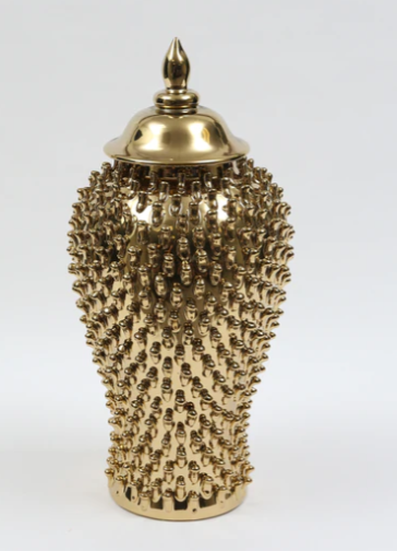 Gold Studded Ginger Jar (3 Sizes)