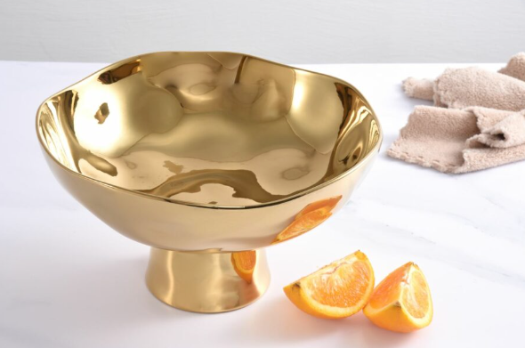 Gold Footed Bowl