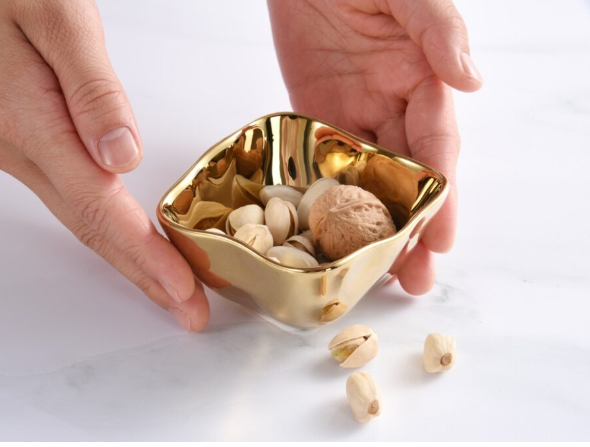 Gold Mini Snack Bowl
